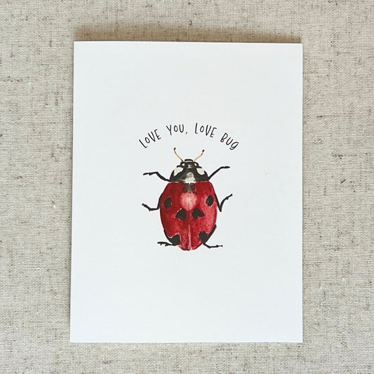 Ladybug Love You Love Bug Greeting Card