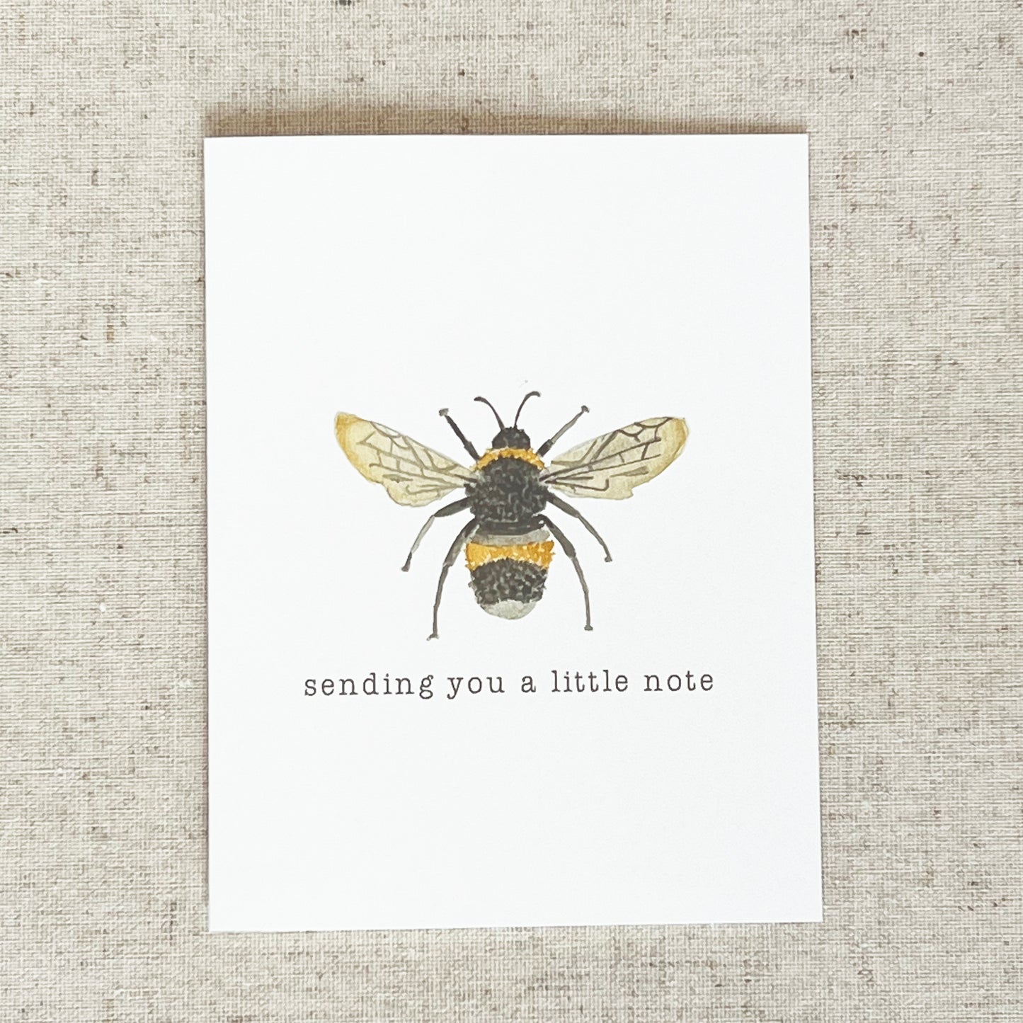 Bumblebee Just Beecause Greeting Card