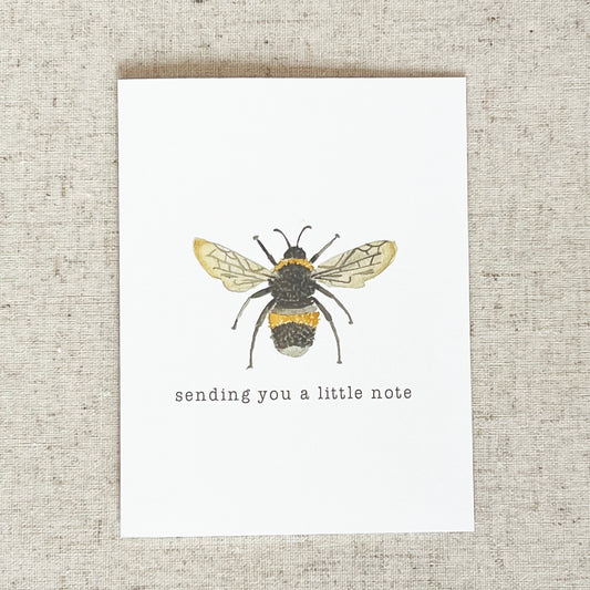 Bumblebee Just Beecause Greeting Card