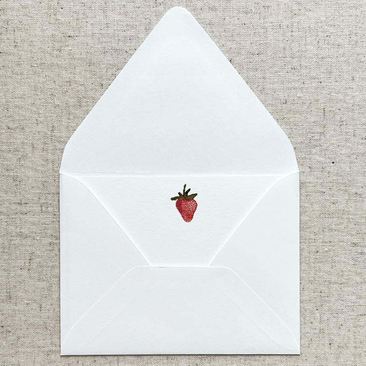Strawberry Card Stationery | Set of 8