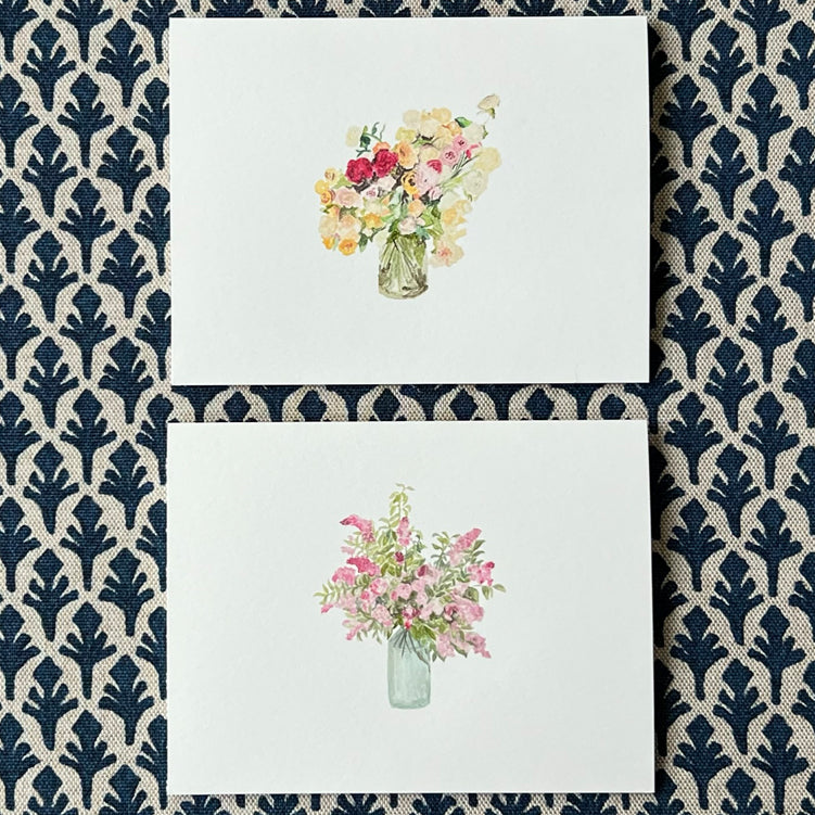 David Austin Roses Folded Card Stationery | Set of 8