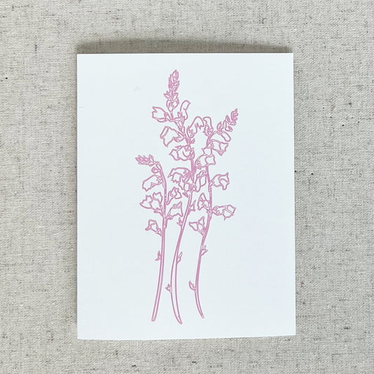 Lupin Flower Grateful for You Greeting Card